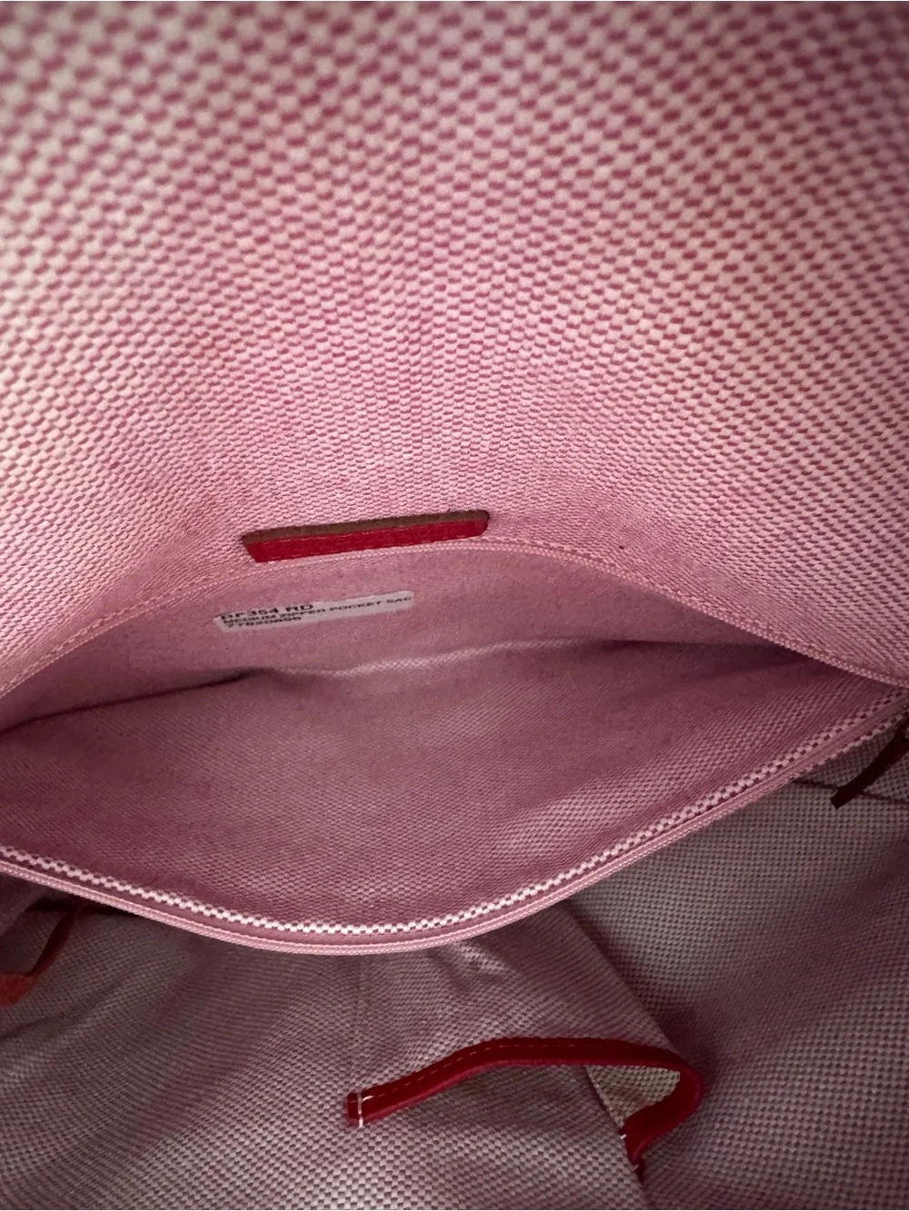Dooney & Bourke Bright Red Leather Shoulder Bag with Gold Hardware